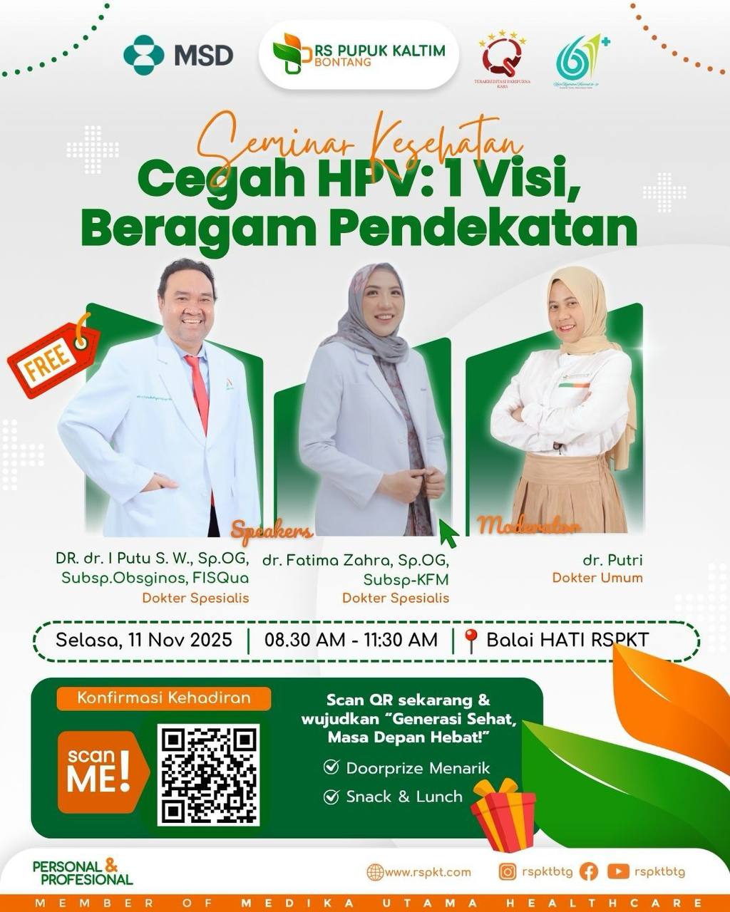 Seminar Kesehatan : Cegah HPV
